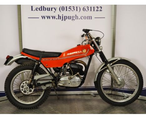 Montesa Cota 247 trail bike.Frame No. 21M28438Engine No. 21M23438Runs Engine turns over with good compression 