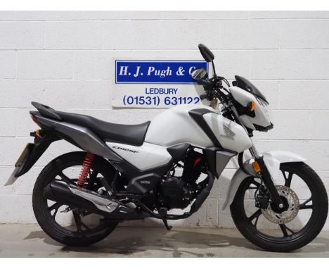 Honda CBF125 motorcycle. 2022. 124cc. Runs and rides. Recent service Comes with wheel lock, service booklet, owners manual an