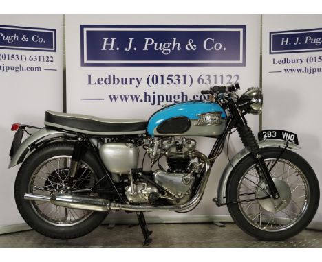 Triumph Bonneville T120 motorcycle. 1961. 650ccFrame No. D11903Engine No. D11903Runs and rides but not ridden since summer 20