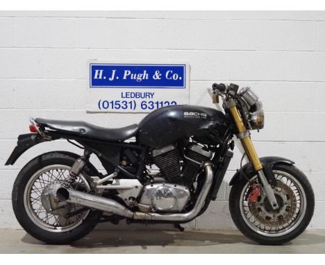 Sachs Roadster 800 motorcycle project. Engine turns over with compression. No docs. 