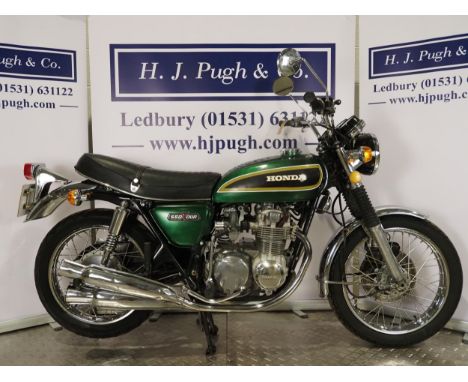 Honda CB550 motorcycle. 1975. 550cc Frame No. CB550 1213592 Engine No. CB550E-1050752 (V5 states not known) Runs and rides. C