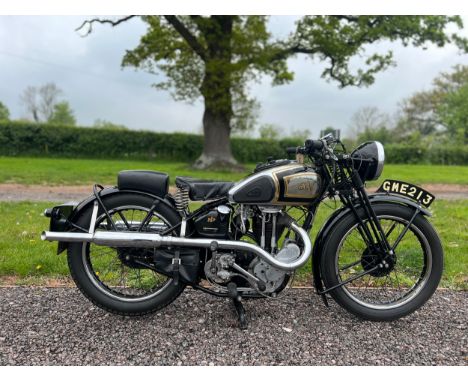 AJS Model 26 motorcycle. 1937. 347ccFrame No. 6431Engine No. 37/26/5147SRuns and rides, last ridden in summer 2023 so will ne