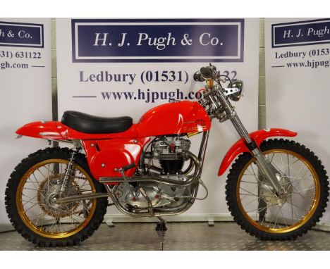 Rickman Metisse Triumph trials motorcycle. Frame No. 2774Engine No. TR6C DU57551Runs and last ridden in March 2023 and so wil