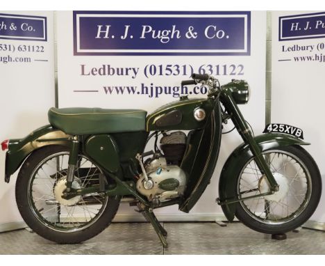 Fancis Barnett Cruiser 75 motorcycle. 1956. 225cc. Frame No. WB14383 Engine No. 842A/1138 Runs and last ridden in 2024. MOT u