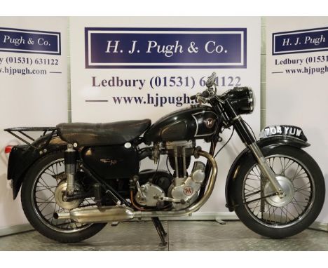 Matchless G3L motorcycle. 1956. 350cc. Frame No. 41373 (not matching V5) Engine No. 56G3LS-31127 Runs and rides. From a decea