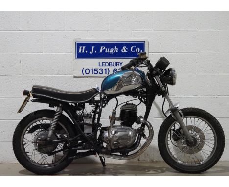 Suzuki GS250T motorcycle project. 1980. Fitted with a James 207 engine which turns over with compression. Live on the DVLA an