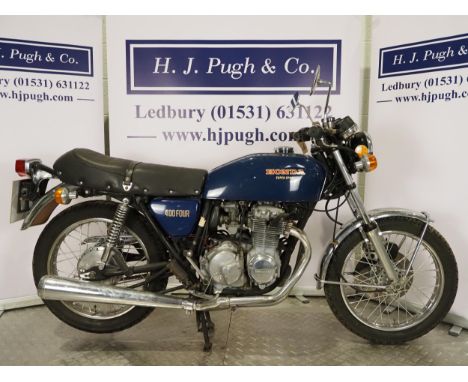 Honda 400/4 Supersport motorcycle. 1975. 408ccFrame No. CB400F-1037786Engine No. CB400FE-1037872Engine turns over. Has been d