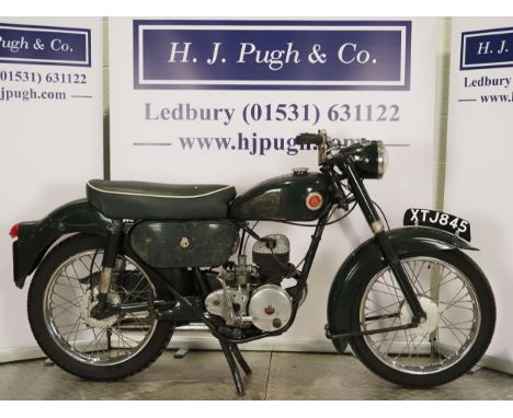 Francis Barnett Falcon motorcycle. 1956. 197ccFrame No. WM78111Engine No. 070B/64201Engine turns over. Has been dry stored fo