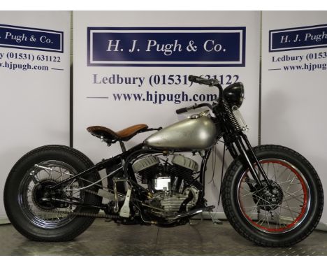 Harley Davidson WLA unfinished project. 1942. 745ccEngine No. 42WLA40439Almost complete bike that just needs finishing.Reg. V