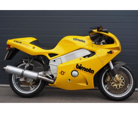 Bimoto YB9 motorcycle. 1996. 599cc. Engine turns over. Comes with owners manual, service book, magazines and various history 