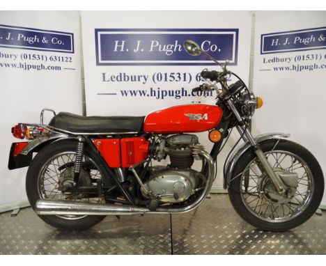 BSA A65 Lightning motorcycle. 1972. 650cc Frame No. A65L/NG02426 Engine No. A65L/NG02426 Part of a deceased estate. Engine tu