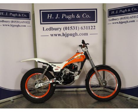 Honda TLR 200 trails bike. Frame No. MD09-1016700 Engine No. MD09E-1016776 Runs and rides but will need recommissioning. New 