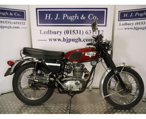 Triumph TR25W  Trophy motorcycle. 1969. 249ccFrame No. JD 01472TR.25WEngine No. JD 01472TR.25WPart of a deceased estate. Engi