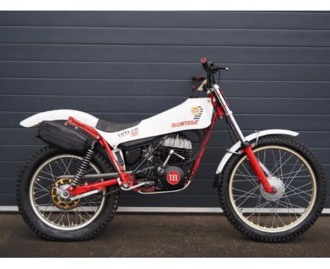 Montesa 349 Cota trials bike. Engine No. 51M21839 Frame No. 51M21839 Runs and rides. Will need light recommissioning. 