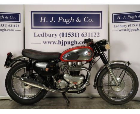 Matchless CSR650 motorcycle. 1960. 650cc. Frame No. 73603Engine No. G12CSX2823Was last ridden in spring 2021 and so will need