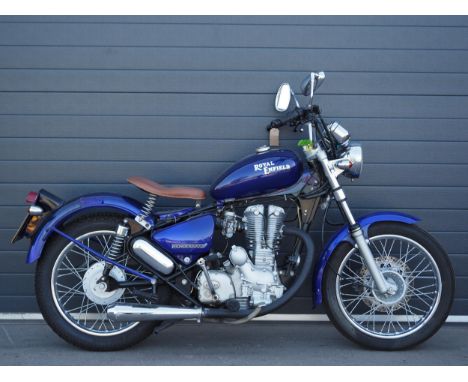 Royal Enfield Thunderbird motorcycle. 2005. 350cc. Frame No. 4LJ-09712-CEngine No. 4LJ-09712-CComes with old MOT test certifi