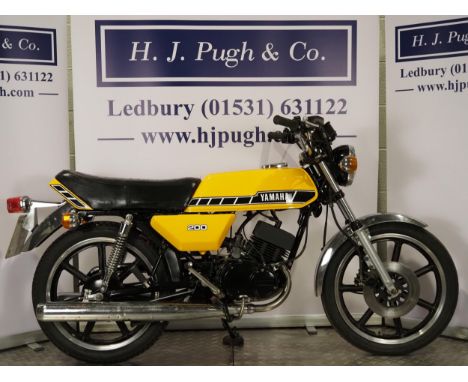 Yamaha RD200. 1980. 124cc. Frame No. 1E80400707Engine No. 1E8400707Engine turns over but will require recommissioning. Has be
