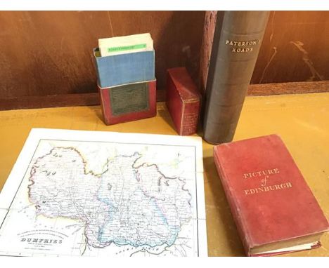 A Lothian's Scotch Counties, vol I, South, including eleven maps, dated 1835, Stark's Picture of Edinburgh, published 1823 an