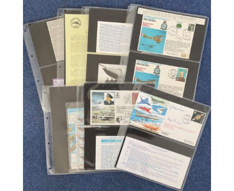 Fantastic RAF 617 Vulcan Bomber Collection of Signed FDC s, Postcards and Photos. Commemorating the Transfer of Magna Carta T