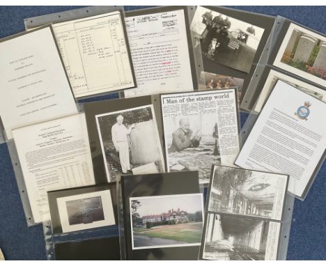 WW2 RAF Collection of Combat Reports, Bomber Command Ops, Confidential Notes, Photos, First Day Covers, Newspaper Cuttings, P