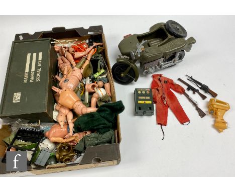 A collection of assorted Palitoy Action Man items to include assorted bodies for spares or repair including an Atomic Man bod