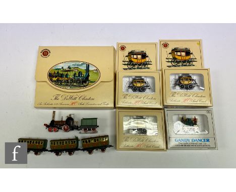 HO gauge Bachmann The DeWitt Clinton locomotive and rolling stock, comprising 41-500 locomotive and tender, with three 43-104