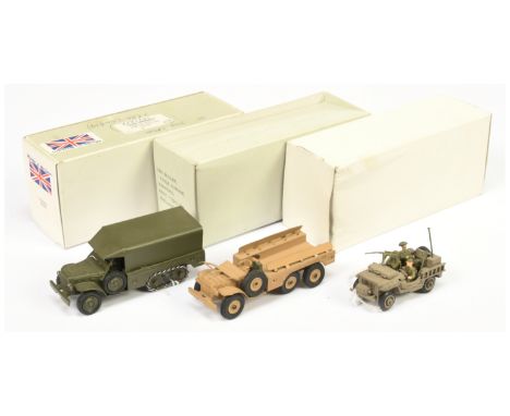 B &amp; B Military&nbsp; (Barnes &amp; Buller) &nbsp;1/60th scale Group of 3&nbsp; (1) Dodge Troop Transporter (2) Dodge Half