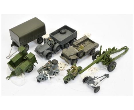 B &amp; B Military&nbsp; (Barnes &amp; Buller) &nbsp;1/60th scale unboxed group to include Trailer,&nbsp; Troop Carrier, fiel