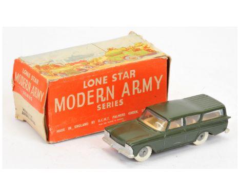 Lone Star Rambler Station Wagon - green including base,&nbsp; beige interior, grey plastic hubs with white tyres - Good Plus 