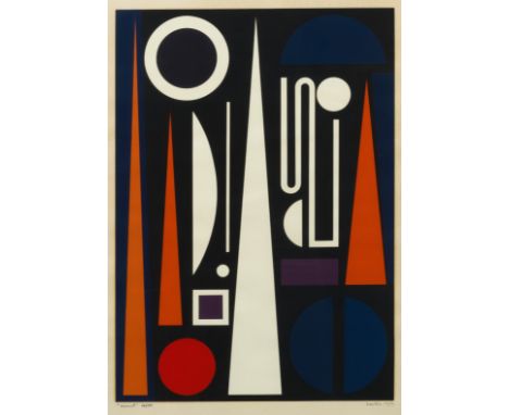 AUGUSTE HERBIN (1882-1960) Minuit from Album of twelve prints, 1959     Sérigraphie en couleur. Signée, titrée, datée et numé