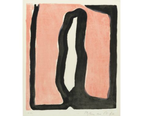 BRAM VAN VELDE (1895-1981)  Composition    Lithographie en couleur. Signée et numérotée e/aKleurenlithografie. Getekend en ge