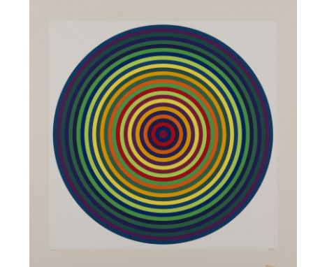 JULIO LEPARC (born 1928) S23 N°11-7, 1971     Sérigraphie en couleur. Signée, titrée et numérotée 122/200. Timbre sec. Ed. De
