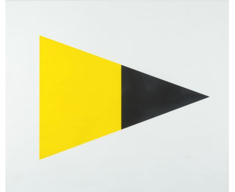 ELLSWORTH KELLY (1923-2015) Black Yellow, 1970     Lithographie en couleur. Signée et numérotée 6/55. Ed. Gemini G.E.L, LA (E