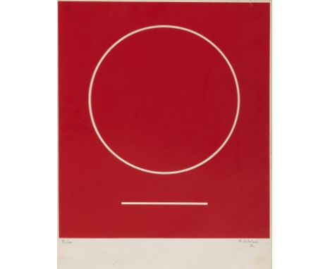 JO DELAHAUT (1911-1992) Sans titre  Lithographie en couleur. Signée, datée et numérotée 92/100Kleurenlithografie. Getekend, g