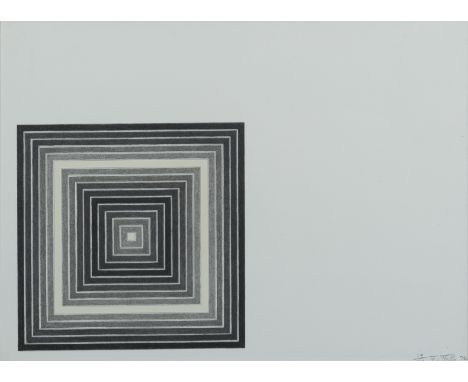 FRANK STELLA (1936-2024) Cato Manor from Multicolored Squares I, 1972     Lithographie en couleur. Signée et numérotée 73/100