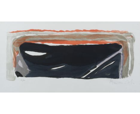 BRAM VAN VELDE (1895-1981)  Composition, 1975    Lithographie en couleur. Signée et numérotée 44/90Kleurenlithografie. Geteke