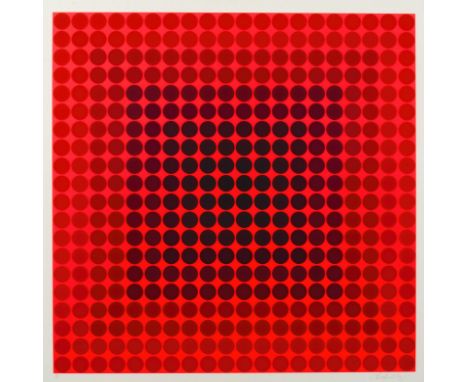 VICTOR VASARELY (1906-1997) Pokol BC, 1968     Sérigraphie en couleur. Signée et numérotée 47/250. Timbre sec. Ed. Denise Ren