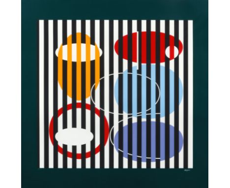 YACOOV AGAM (born 1928)   End to end Suite, 1991   Sérigraphie en couleur. Signée et numérotée 89/180Zeefdruk in kleur. Getek