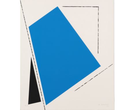 JO DELAHAUT (1911-1992)    ST, 1987  Lithographie en couleur. Signée, datée et numérotée 46/75Kleurenlithografie. Getekend, g