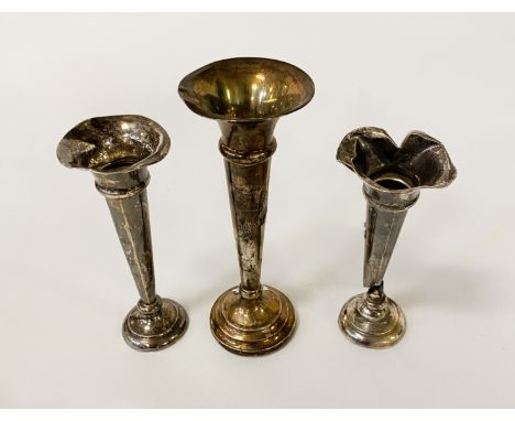 3 H/M POSY VASES A/F