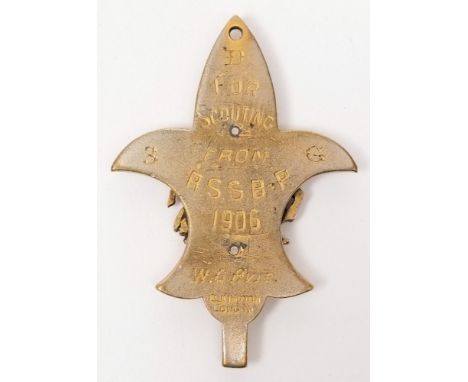 A rare Baden-Powell scouting badge group of five awarded to Private W G Avis, South African Forces 3rd Dragoon Guards:, Queen