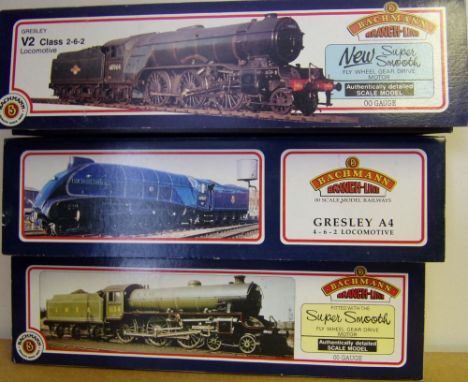 Bachmann,a 4-6-0 locomotive no 61354 with six wheel tender:  in BR black livery, a 2-6-2 locomotive No 60903 with six wheel t