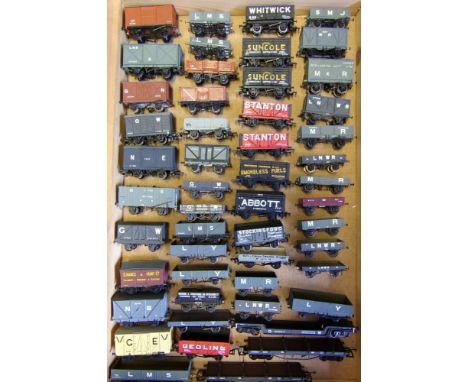 Bachmann, kit built and others, a collection of assorted private owners open wagons:, ventilated wagons, mostly Midlands Regi