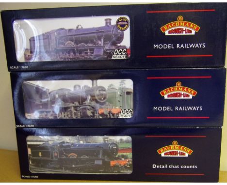 Bachmann,a 4-6-0 locomotive no 61354 with six wheel tender:  in BR black livery, a 2-6-2 locomotive No 60903 with six wheel t