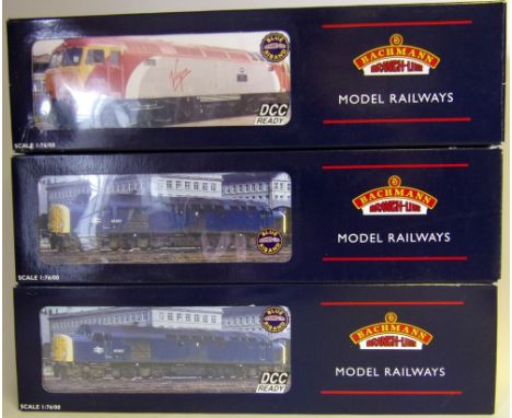 Bachmann, a class 57 diesel locomotive No 57301 'Scott Tracey' in Virgin trains livery: a class 40 diesel locomotive No 210 '