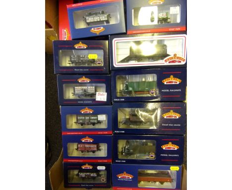 Bachmann, a collection of mostly private owners open wagons: all boxed, (41).