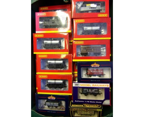 Hornby, Bachmann and others, a quantity of assorted rolling stock: including private owners wagons, petrol takers, goods vans