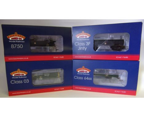Bachmann, an 0-6-0 diesel shunting locomotive no 2009  in BR green livery: an 0-6-0 tank locomotive No 3711 in BR black liver