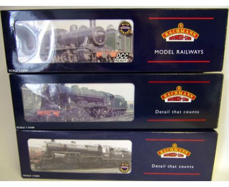 Bachmann, a 2-6-0 locomotive No 42765 with six wheel tender: in BR black livery, a 2-6-0 locomotive No 46440 with six wheelte