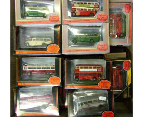 Exclusive First Editions, a collection of double decker buses and coaches: all boxed (28).